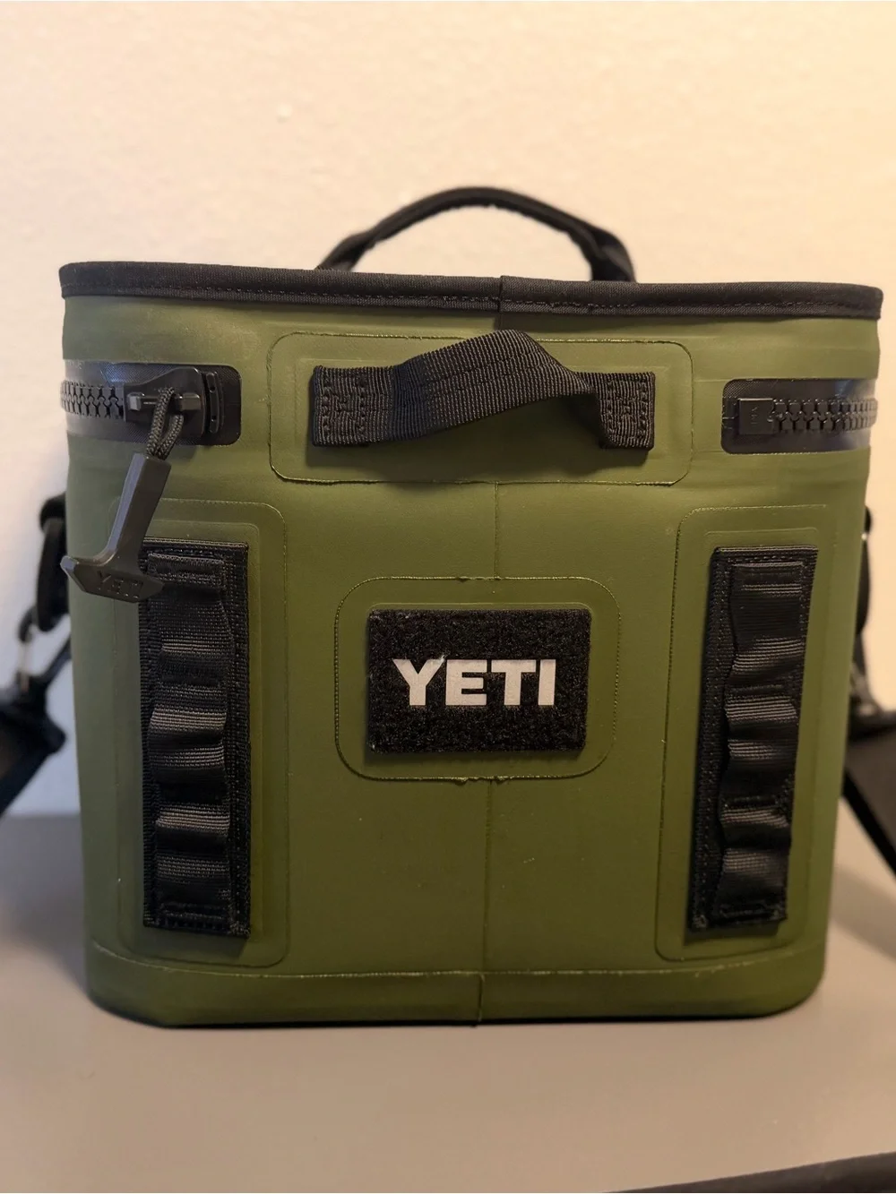 Yeti Soft Cooler Bag in Olive Green with Black Accents